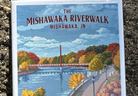 Deck restoration Mishawaka IN - Mishawaka Riverwalk postcard